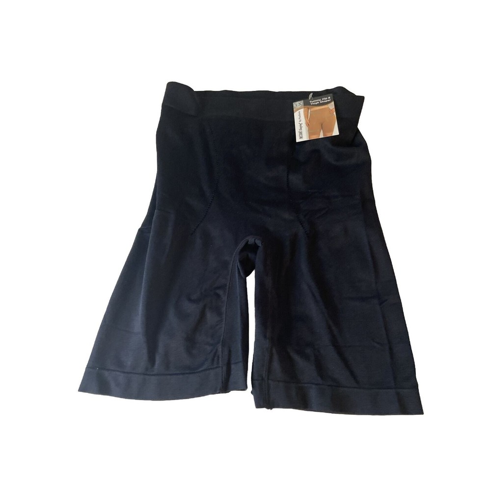 Women's Shapewear High Waisted  Black Tummy And Thigh Slimmer Shorts Sz 1X